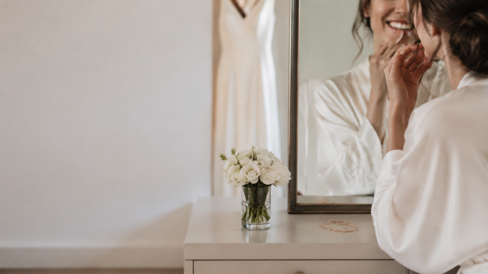 teeth whitening before a wedding